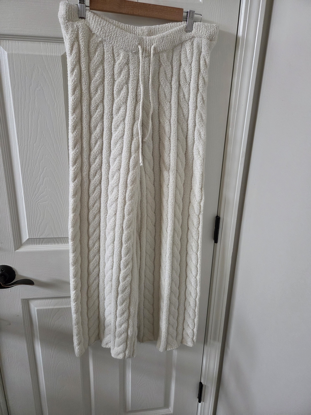 Z Supply Cream Cable-Knit Maxi Skirt